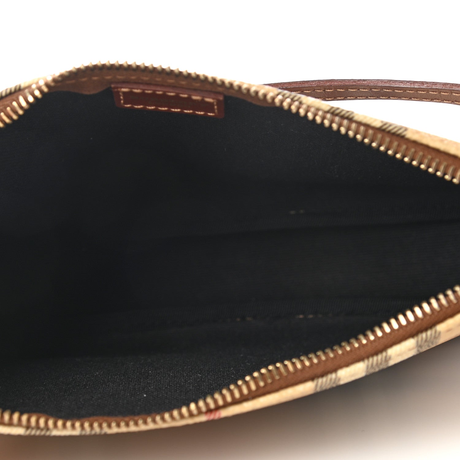 Burberry Haymarket Check Pochette Tan 5 of 10