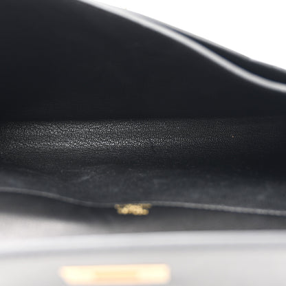 Hermes Evercolor Kelly Depeches 25 Pouch Black 5 of 10