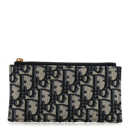 Christian Dior Oblique Dior Pouch Navy Blue 1 of 8