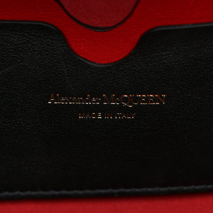 Alexander McQueen Calfskin The Tall Story Shoulder Bag Black Red 6 of 11