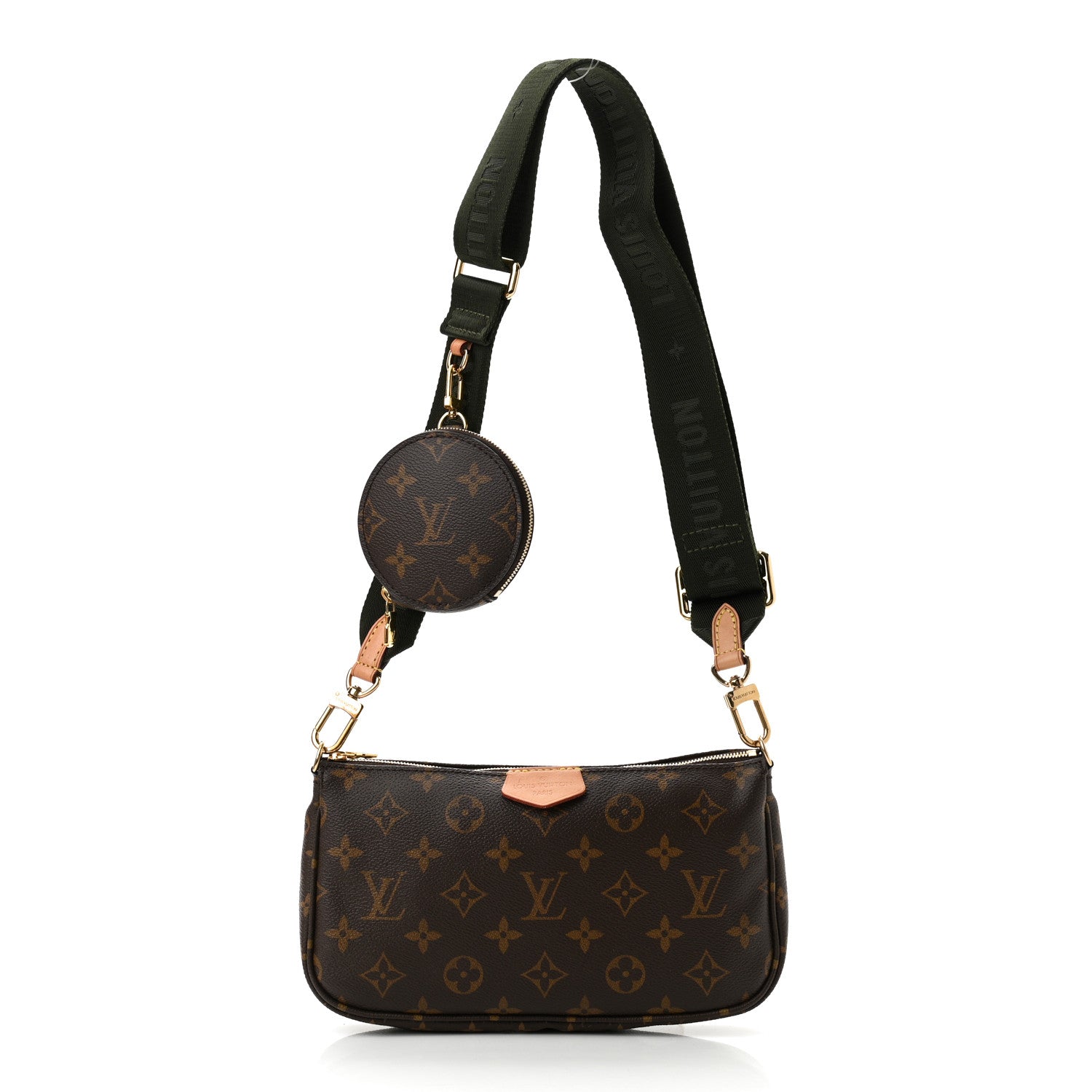 Louis Vuitton Monogram Multi Pochette Accessories Kaki 3 of 13
