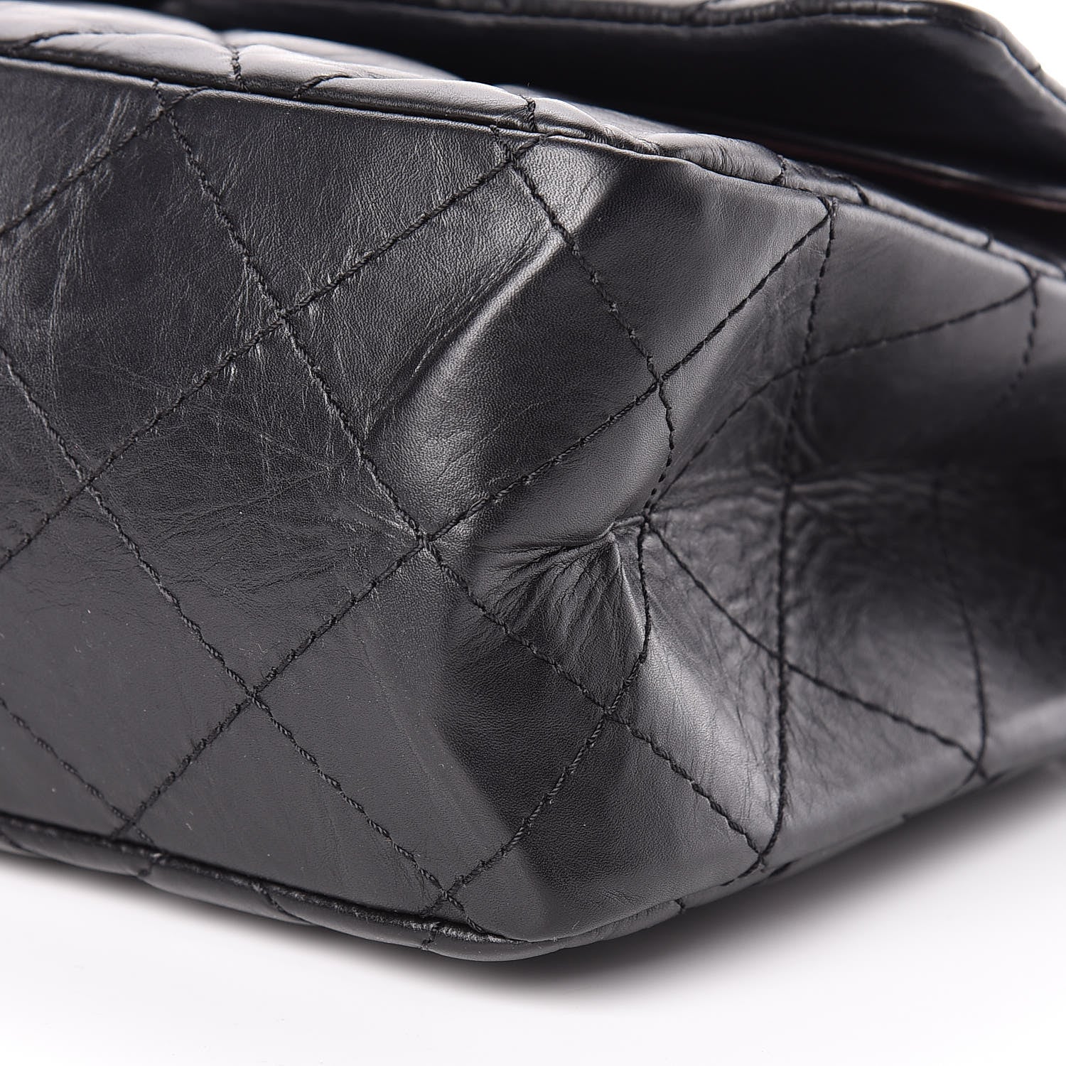 Chanel Aged Calfskin Quilted 2.55 Reissue 227 Flap Black 10 of 11