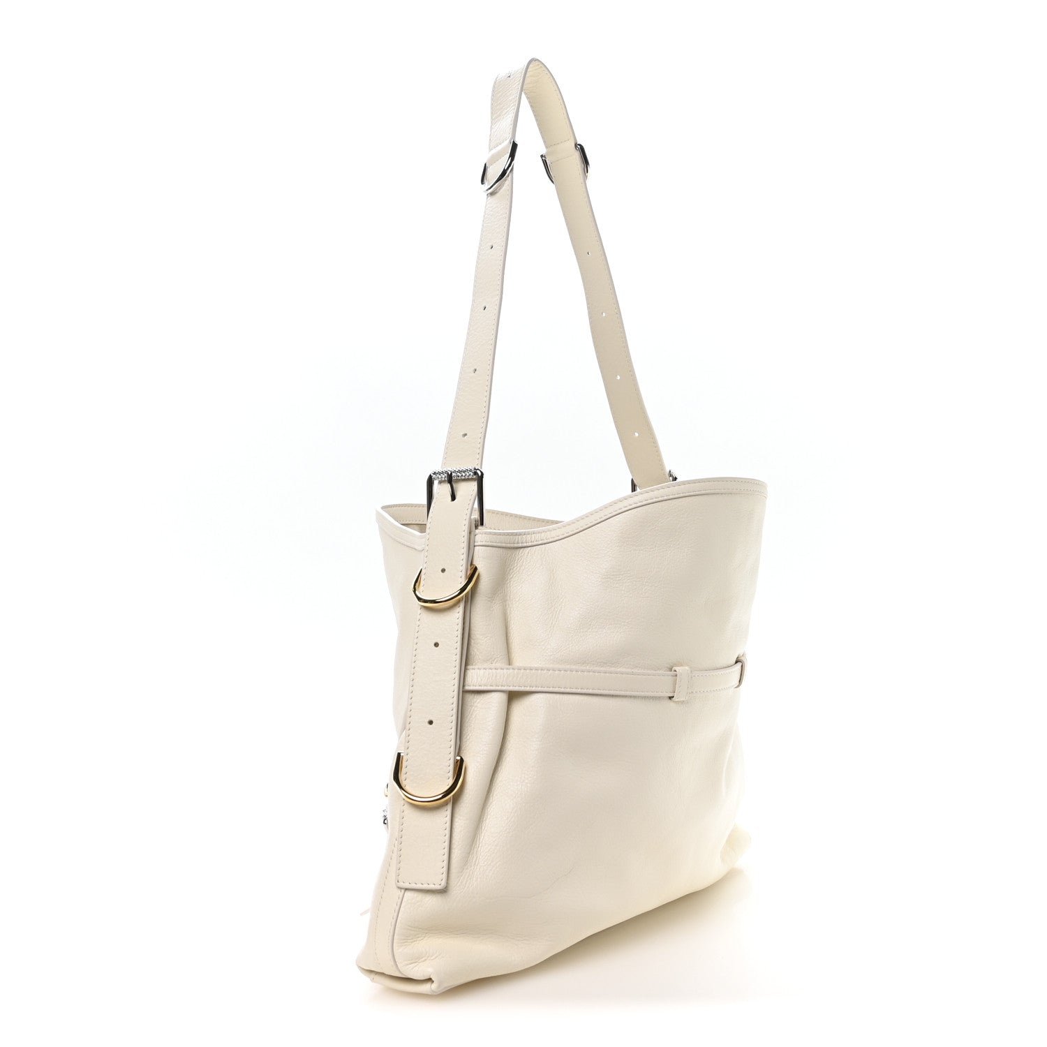 Givenchy Calfskin Medium Voyou Bag Ivory 3 of 10