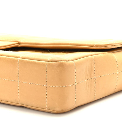 Chanel Lambskin East West Chocolate Bar Flap Beige 10 of 10