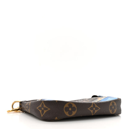 Louis Vuitton Monogram 2019 Christmas Animation Mini Venice Pochette Accessories Blue 4 of 10