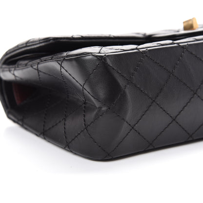 Chanel Aged Calfskin Quilted 2.55 Reissue 225 Flap Black 10 of 14