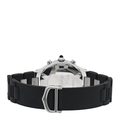 Cartier Stainless Steel Rubber 38mm Must 21 Chronoscaph Quartz Watch Black 3 of 4