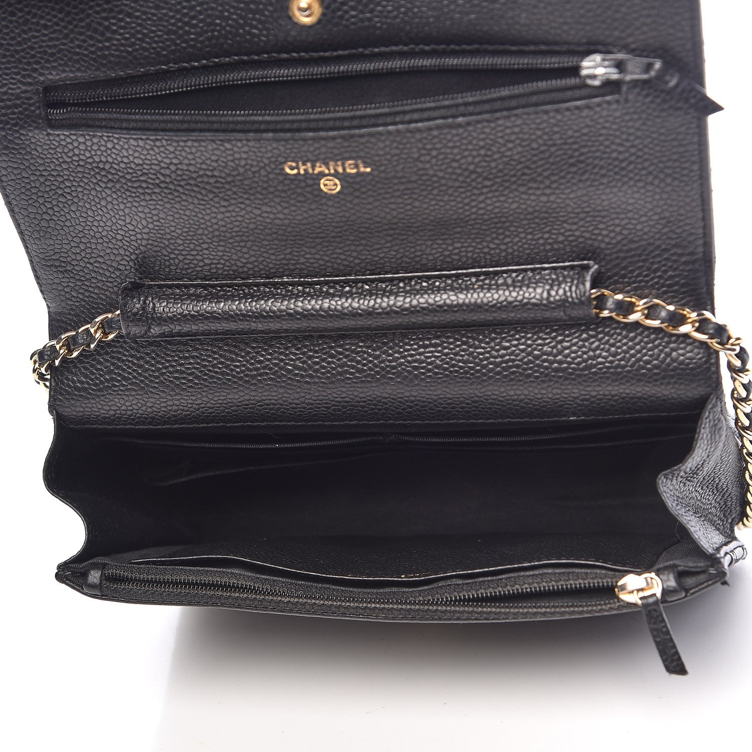 Chanel Caviar Quilted Wallet On Chain WOC Black 5 of 20