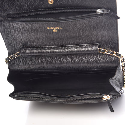 Chanel Caviar Quilted Wallet On Chain WOC Black 5 of 20