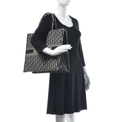 Christian Dior Oblique Book Tote Blue Multicolor 2 of 9