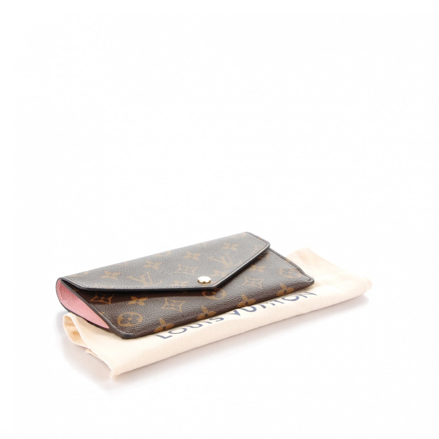 Monogram Jeanne Wallet Rose Ballerine