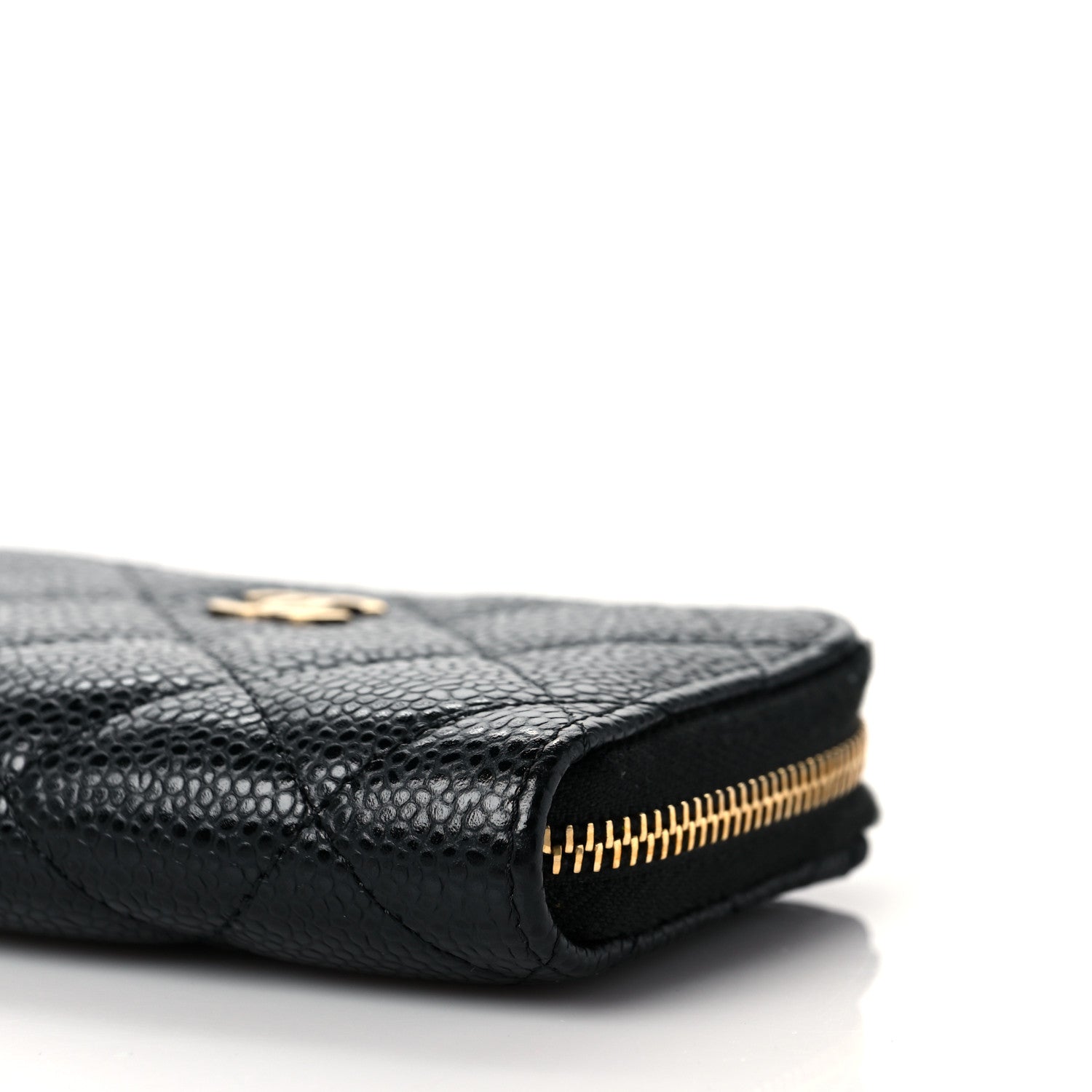 Chanel Caviar Quilted Classic Zipped Coin Purse Black 9 of 10