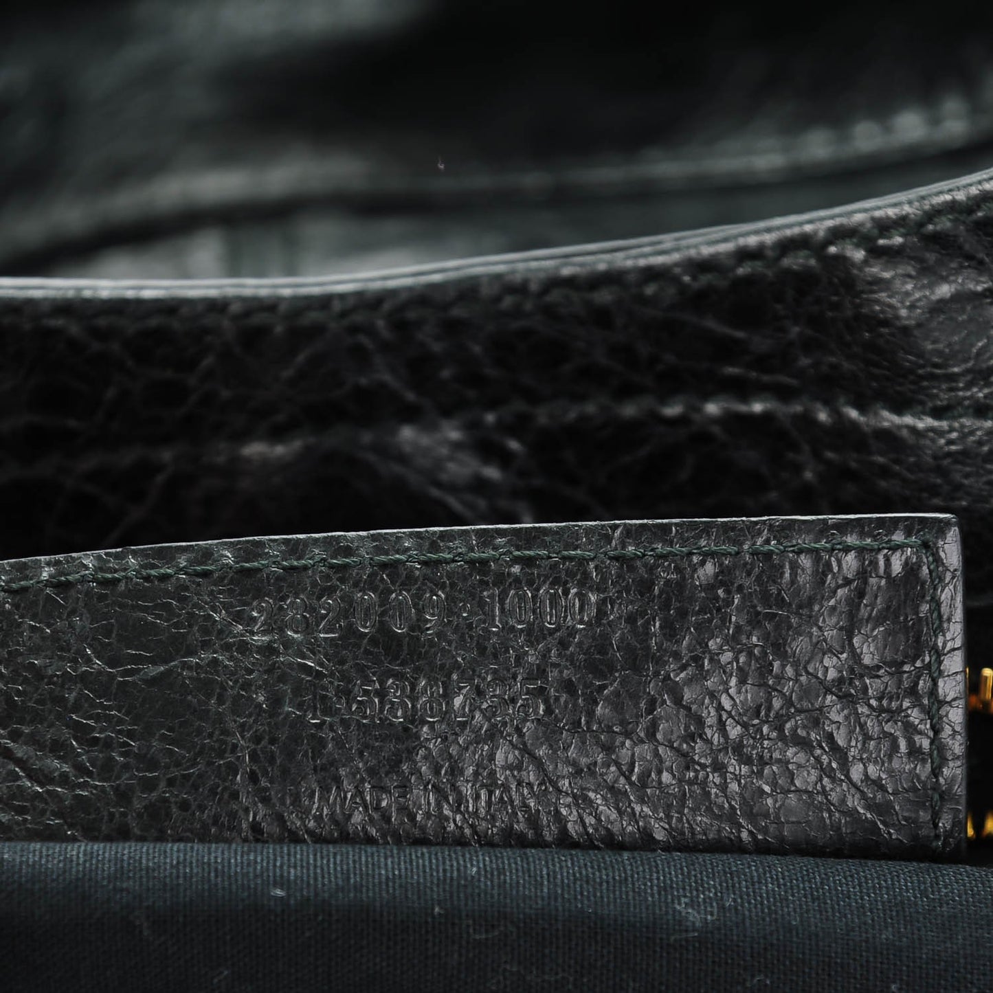 Agneau Giant 12 Gold Hardware Part Time Black