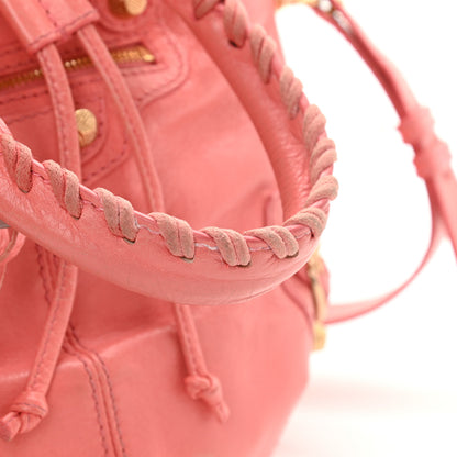 Balenciaga Agneau Giant 12 Gold Hardware Mini Pompon Rose Azalee 14 of 18