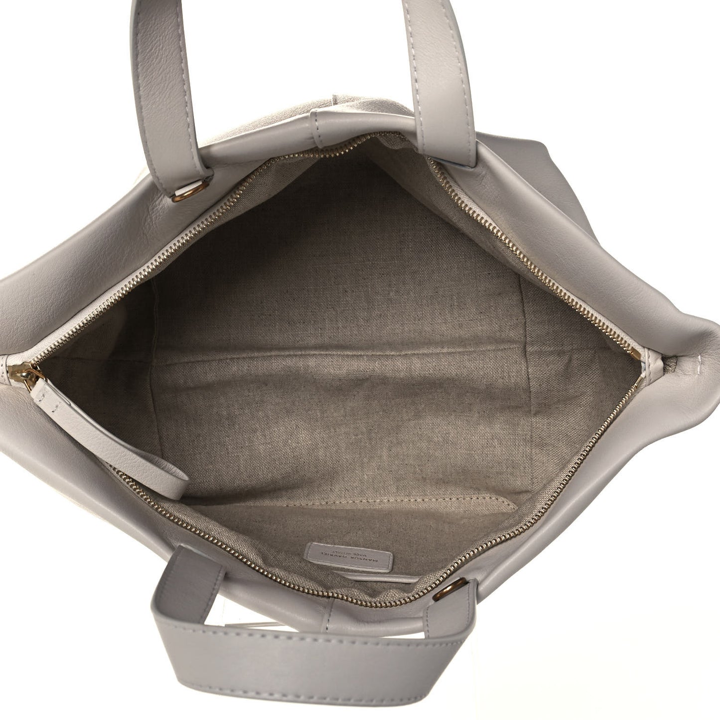 Calfskin Mini Tulipano Bag White