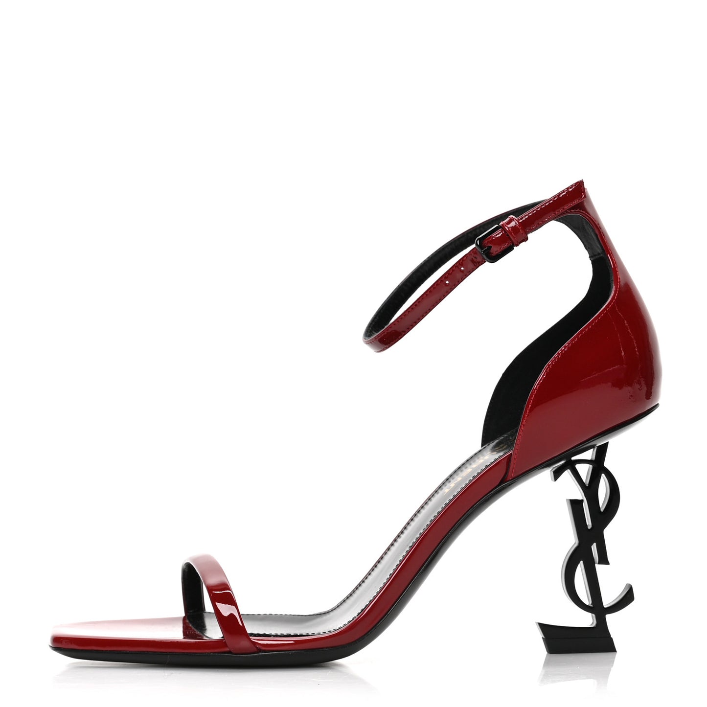 Patent Calfskin Opyum 110 Sandals 36 Red
