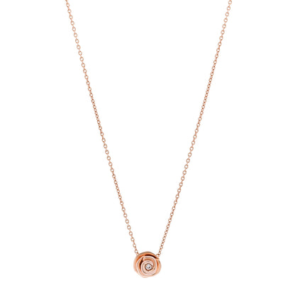 Christian Dior 18K Rose Gold Diamond Small Rose Couture Necklace 1 of 5