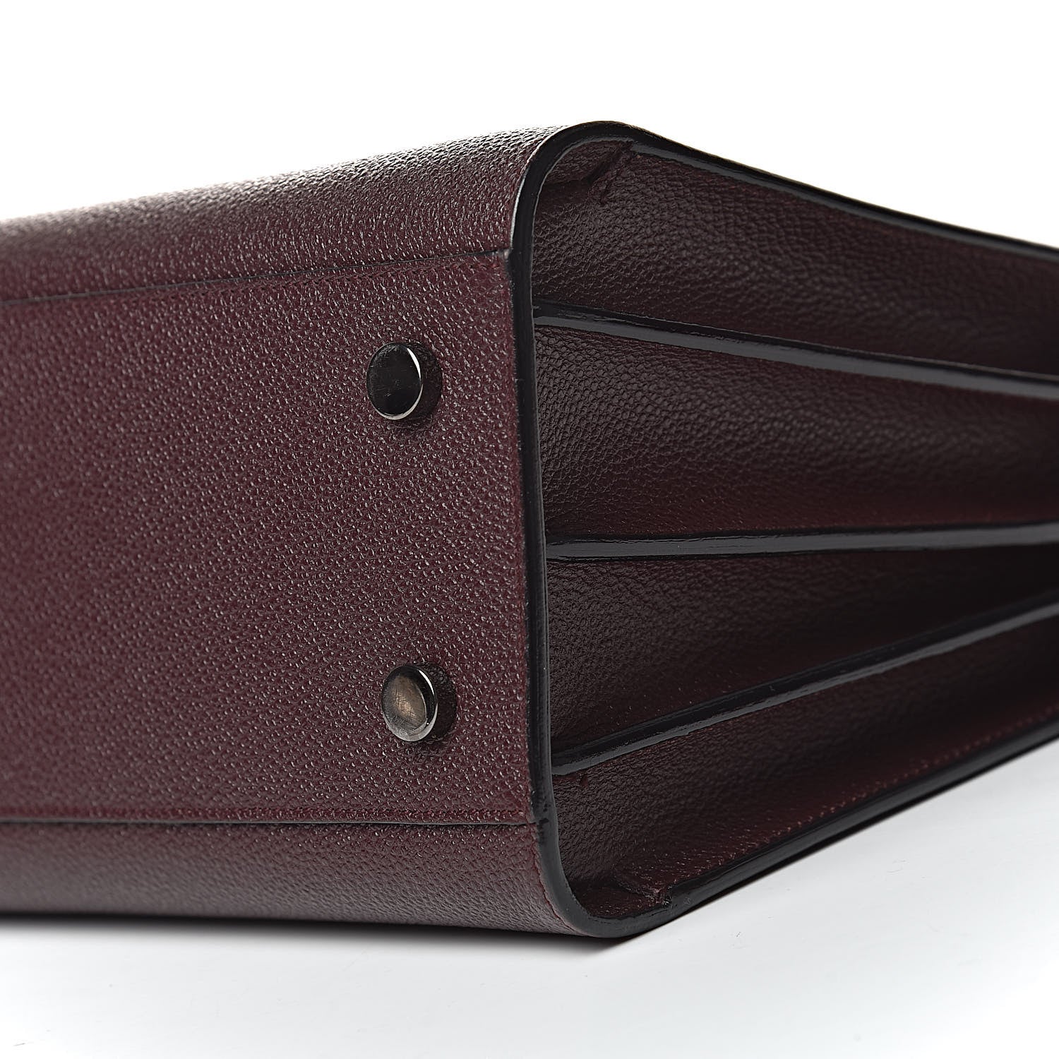 Saint Laurent Grained Calfskin Baby Sac De Jour Amaranto 9 of 14