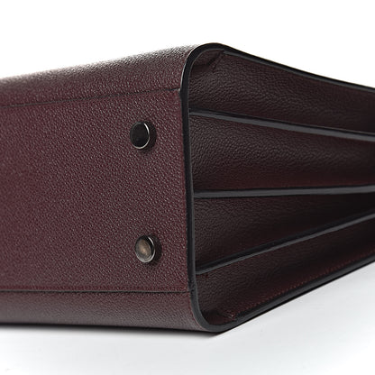 Saint Laurent Grained Calfskin Baby Sac De Jour Amaranto 9 of 14