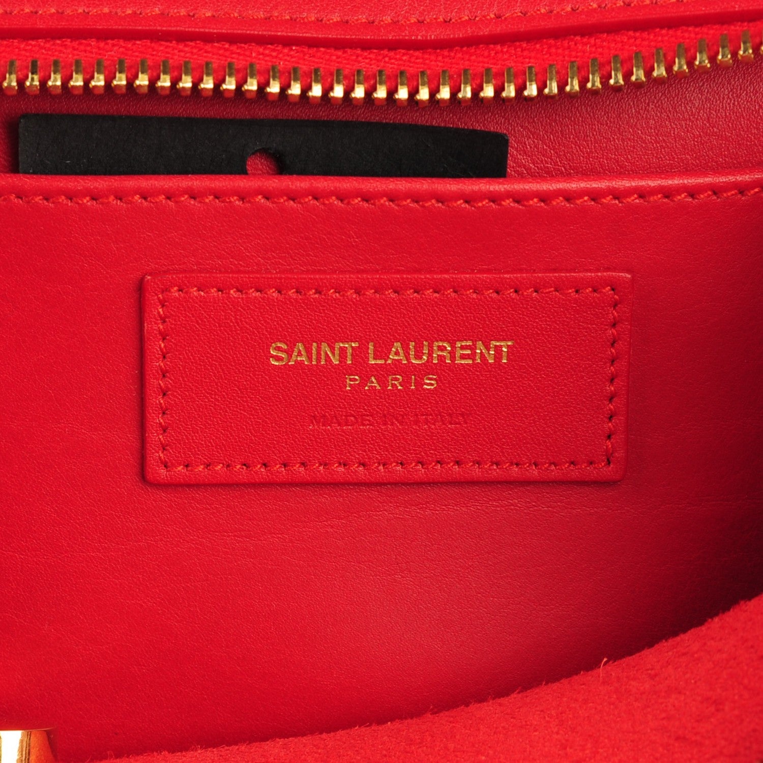 Saint Laurent Calfskin Small Monogram Cabas New Red 7 of 8