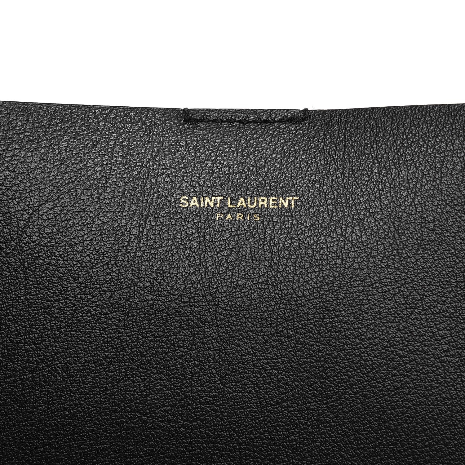 Saint Laurent Calfskin Large Shopping Tote Black 8 of 9