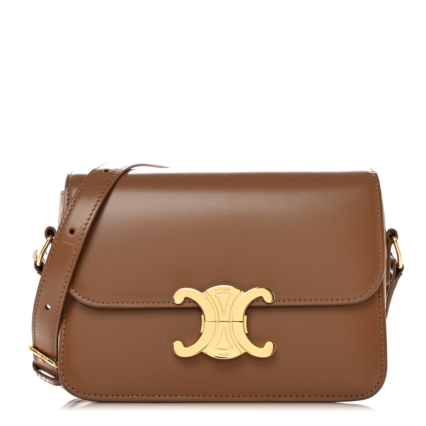 Shiny Calfskin Teen Triomphe Bronze