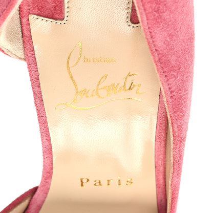 Christian Louboutin Veau Velour Iriza 100 Pumps 39.5 Milady 8 of 9