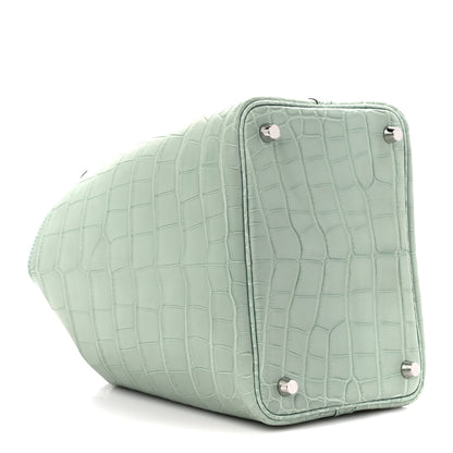 Hermes Matte Alligator Picotin Lock 18 4 of 11