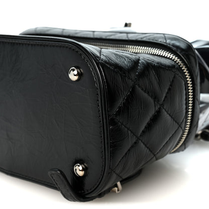 Chanel Crumpled Calfskin PVC Quilted Backpack Black 11 of 11