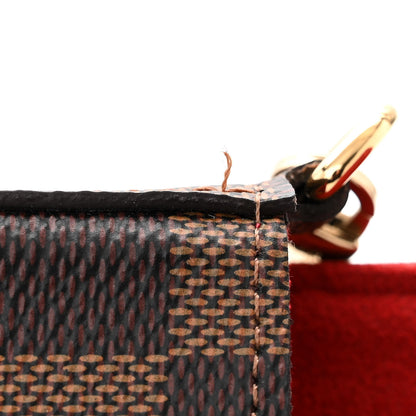 Louis Vuitton Damier Ebene Pochette Felicie Chain Wallet 11 of 11