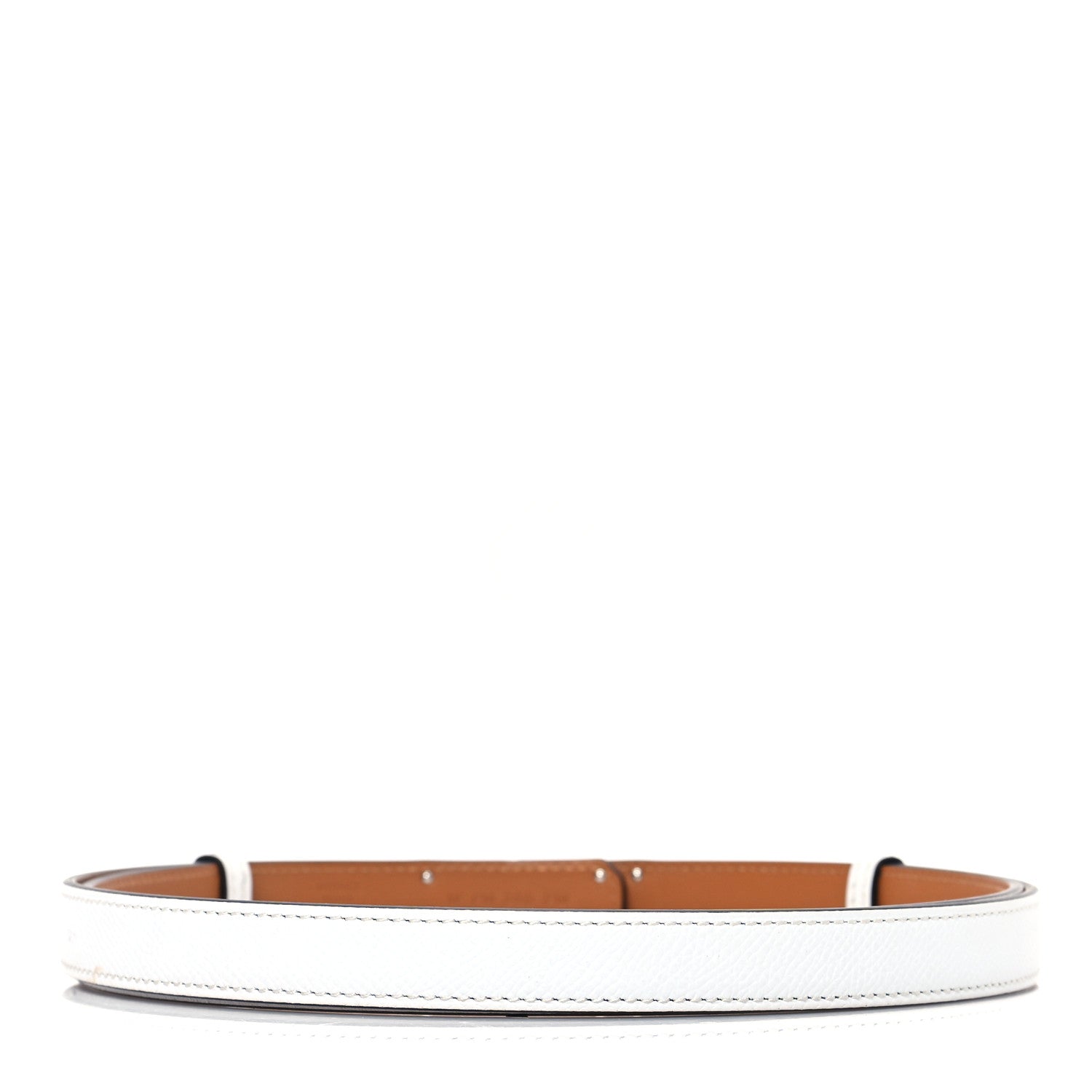 Hermes Epsom Kelly Belt White 2 of 5