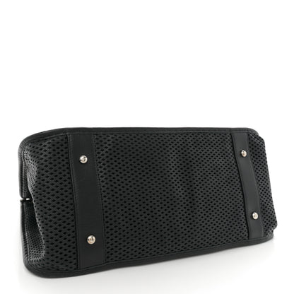 Chanel Calfskin Perforated Up In The Air Tote Black 4 of 11