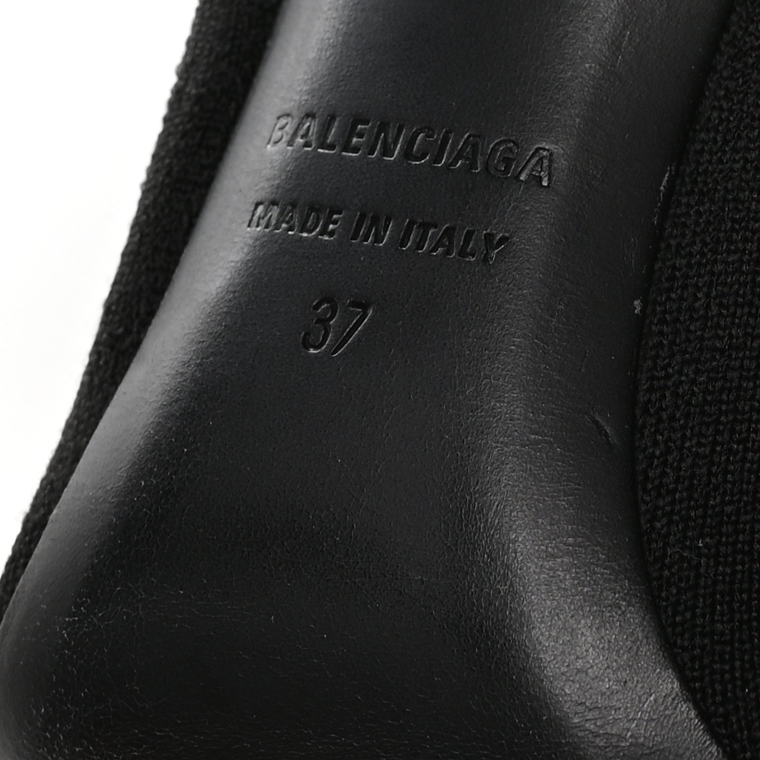 Balenciaga Knit Fetish Anatomic 110 Boots 37 Black 7 of 8
