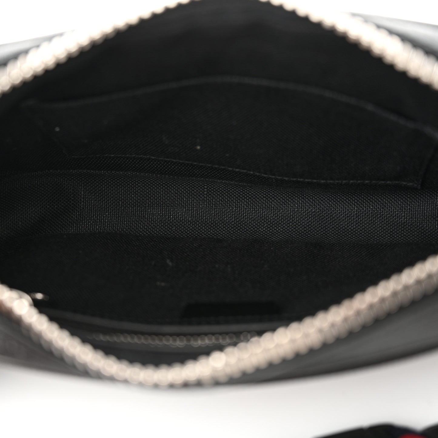 Soft GG Supreme Monogram Web Belt Bag Black Grey
