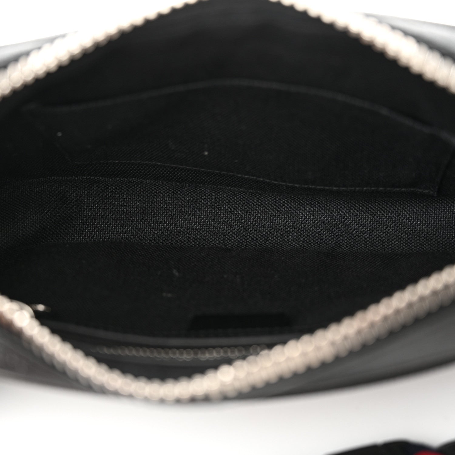 Gucci Soft GG Supreme Monogram Web Belt Bag Black Grey 5 of 15