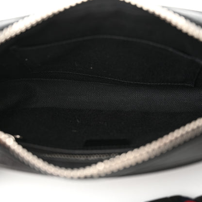 Gucci Soft GG Supreme Monogram Web Belt Bag Black Grey 5 of 15