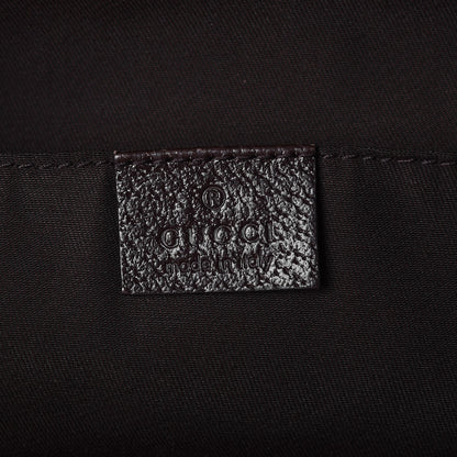 Gucci GG Monogram Medium Web Handle Vertical Tote Dark Brown 5 of 7