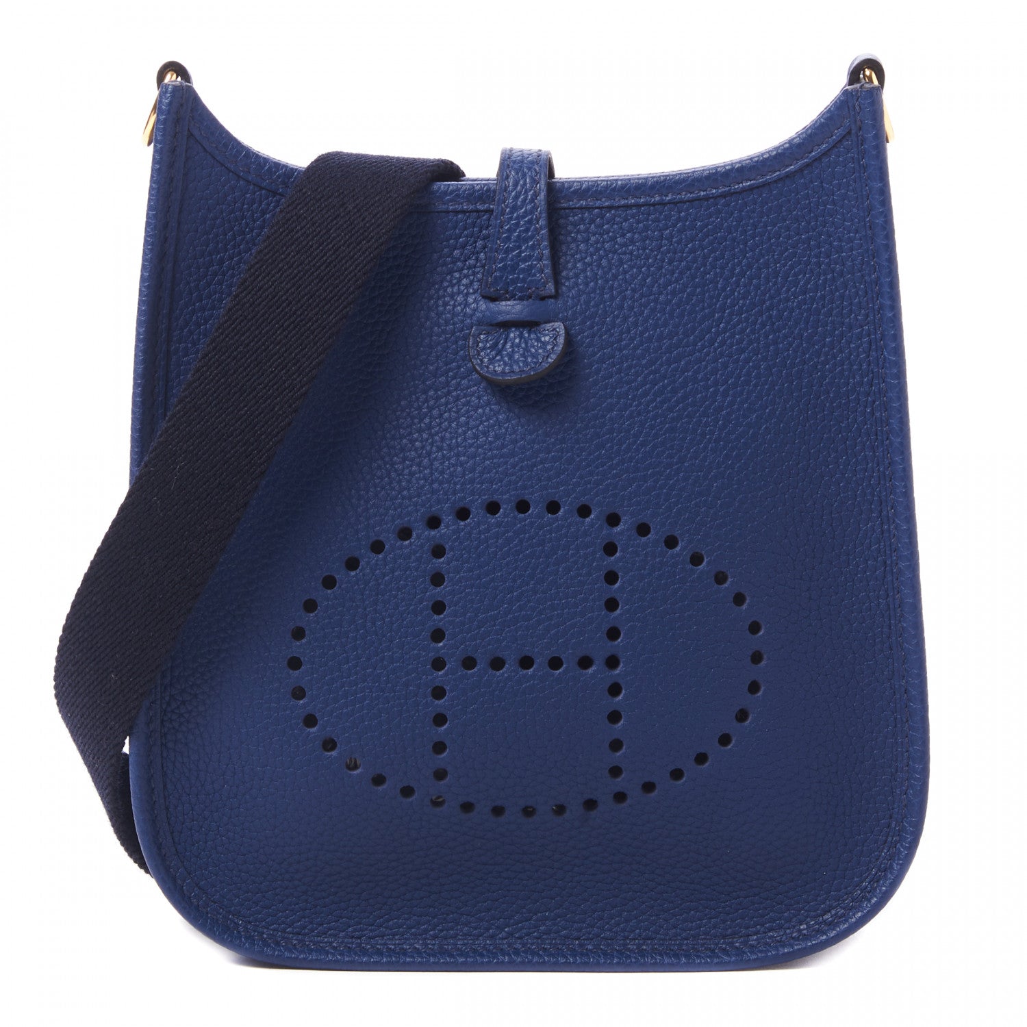 Hermes Taurillon Maurice Amazone Evelyne TPM Bleu Saphir Blue Indigo 1 of 8