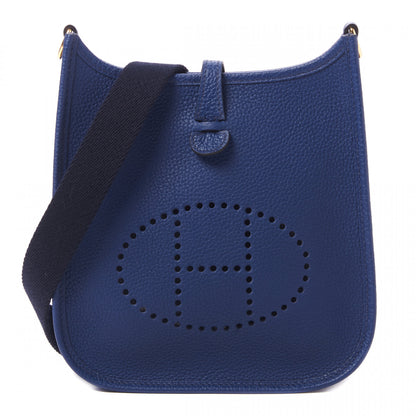 Hermes Taurillon Maurice Amazone Evelyne TPM Bleu Saphir Blue Indigo 1 of 8