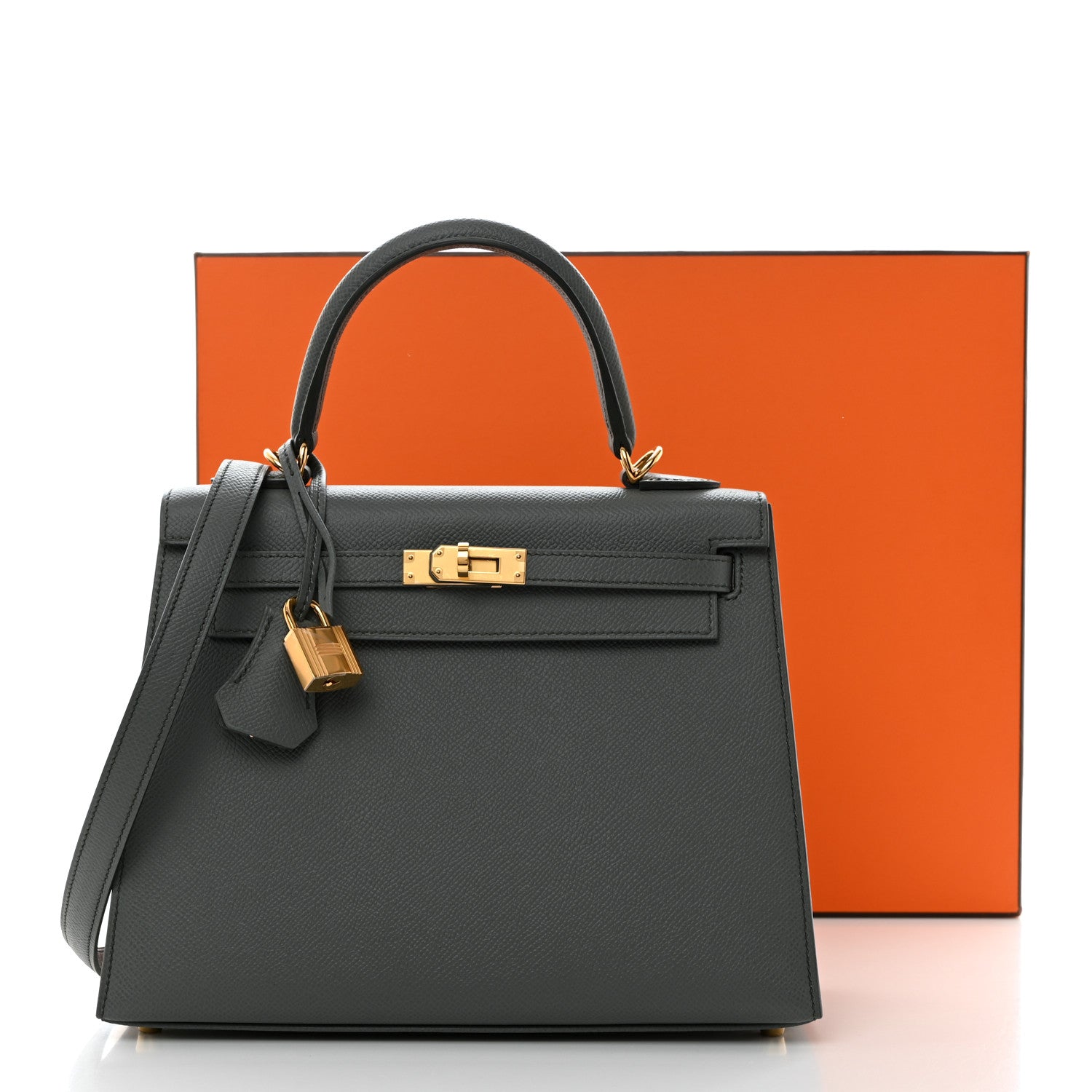 Hermes Epsom Kelly Sellier 25 Vert Amande 11 of 11