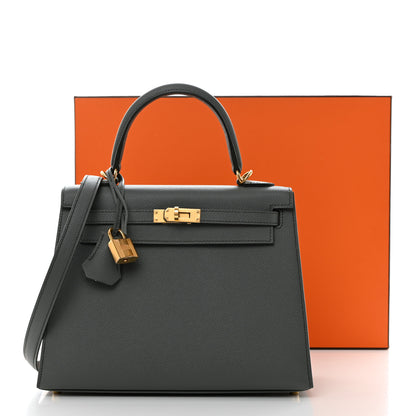 Hermes Epsom Kelly Sellier 25 Vert Amande 11 of 11
