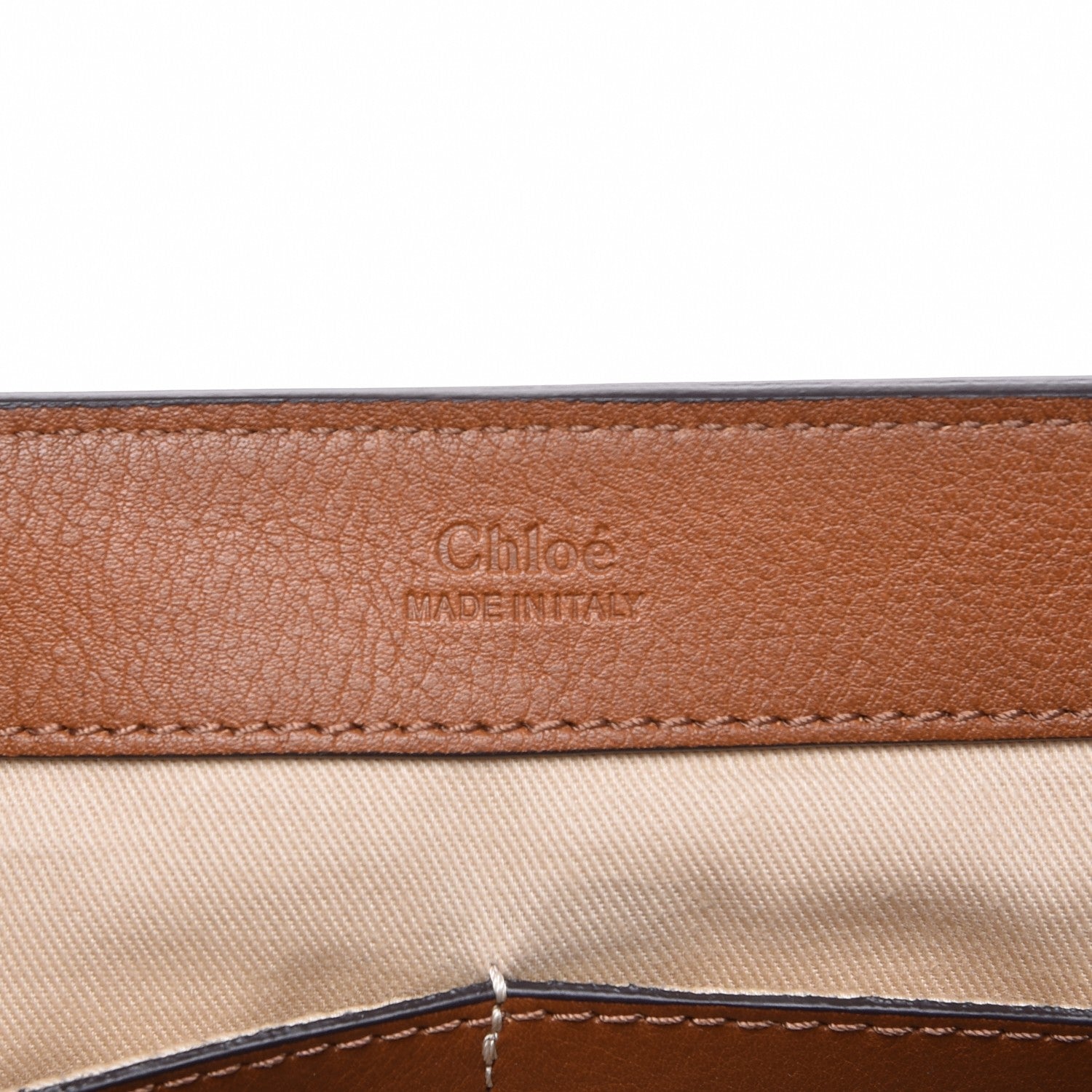 Chloe Calfskin Medium Faye Day Shoulder Bag Caramel 7 of 9