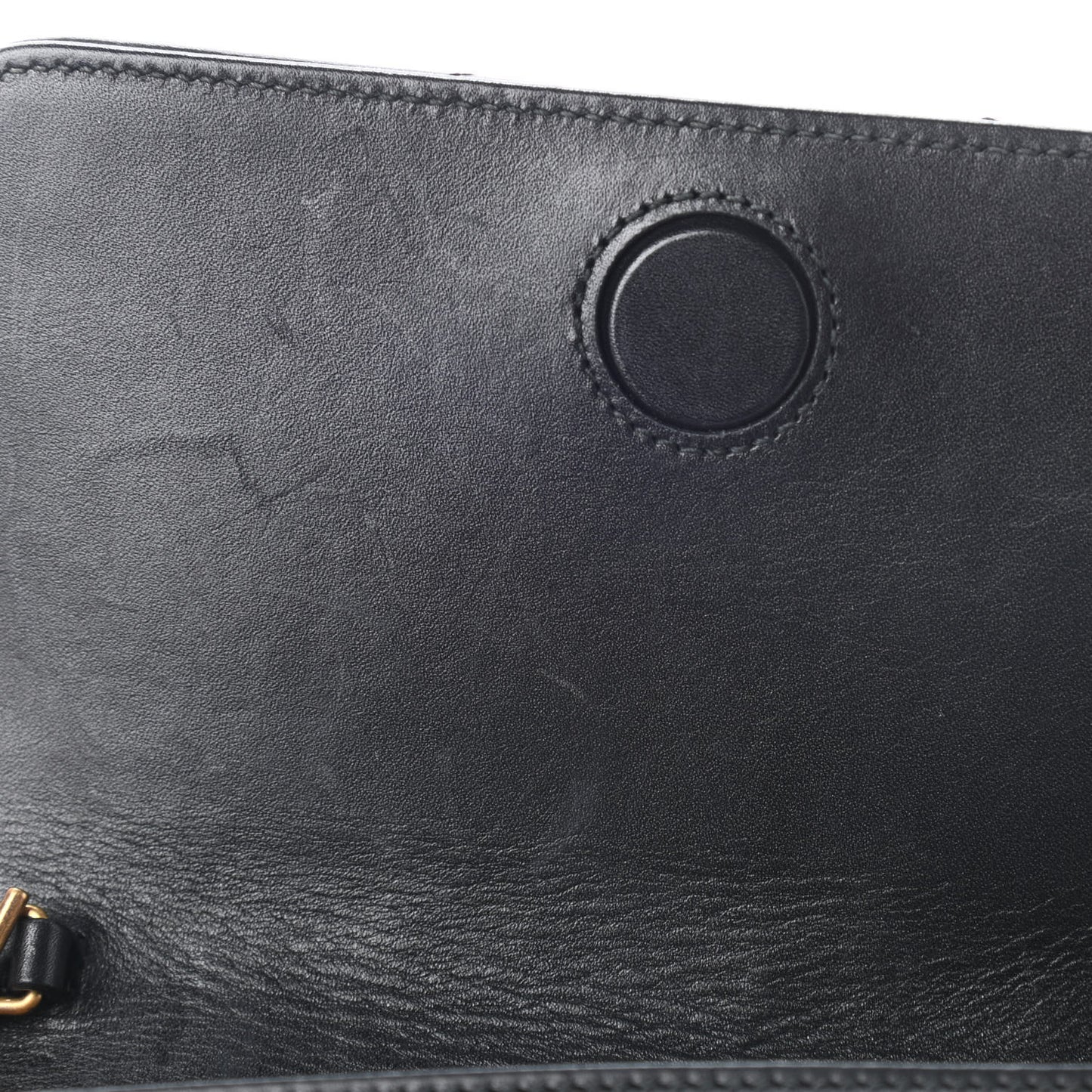 Calfskin Matelasse GG Marmont Mini Bag Black