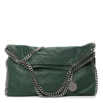 Stella McCartney Shaggy Deer Falabella Fold Over Tote Green 1 of 11