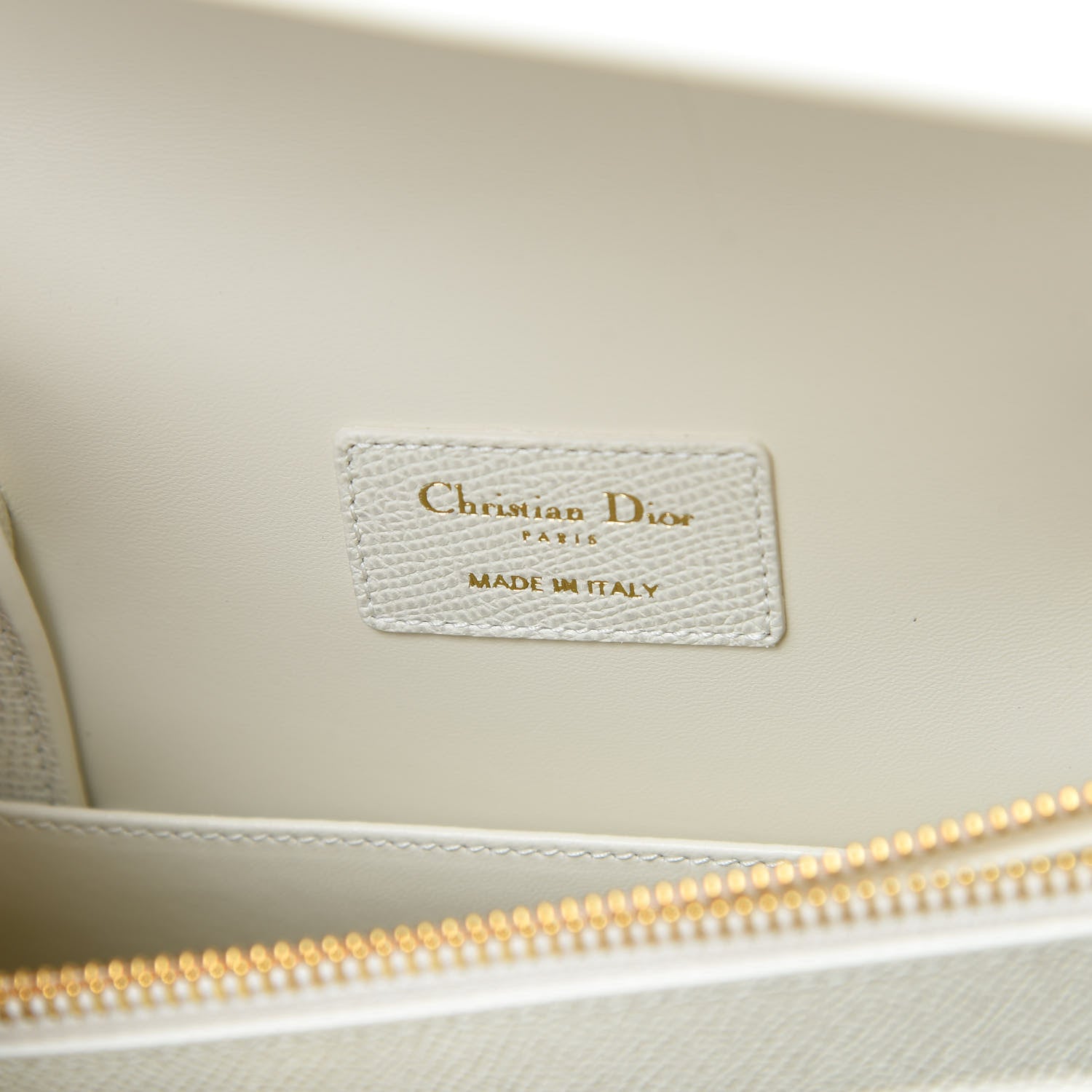 Christian Dior Grained Calfskin Large St. Honore Tote Latte 6 of 10