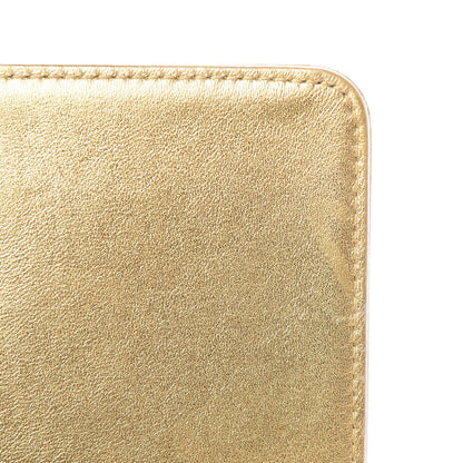 Chanel Metallic Lambskin Embossed Small Cube Boy Flap Gold 9 of 14
