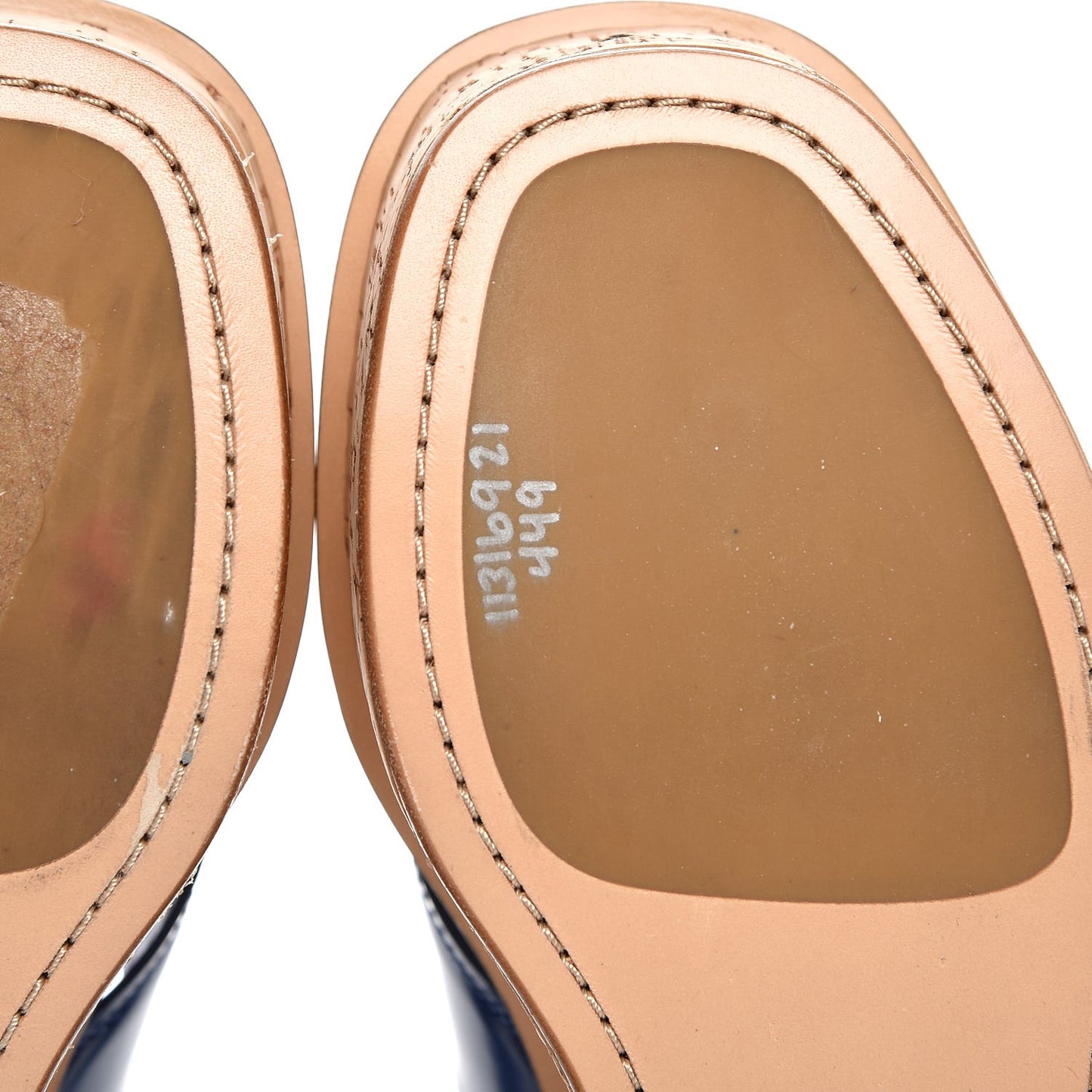 Vernice Cork Crisscross Platform 60mm Sandals 40.5 Cobalto