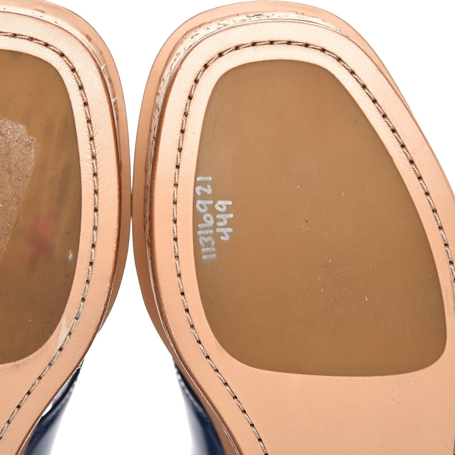Prada Vernice Cork Crisscross Platform 60mm Sandals 40.5 Cobalto 10 of 13