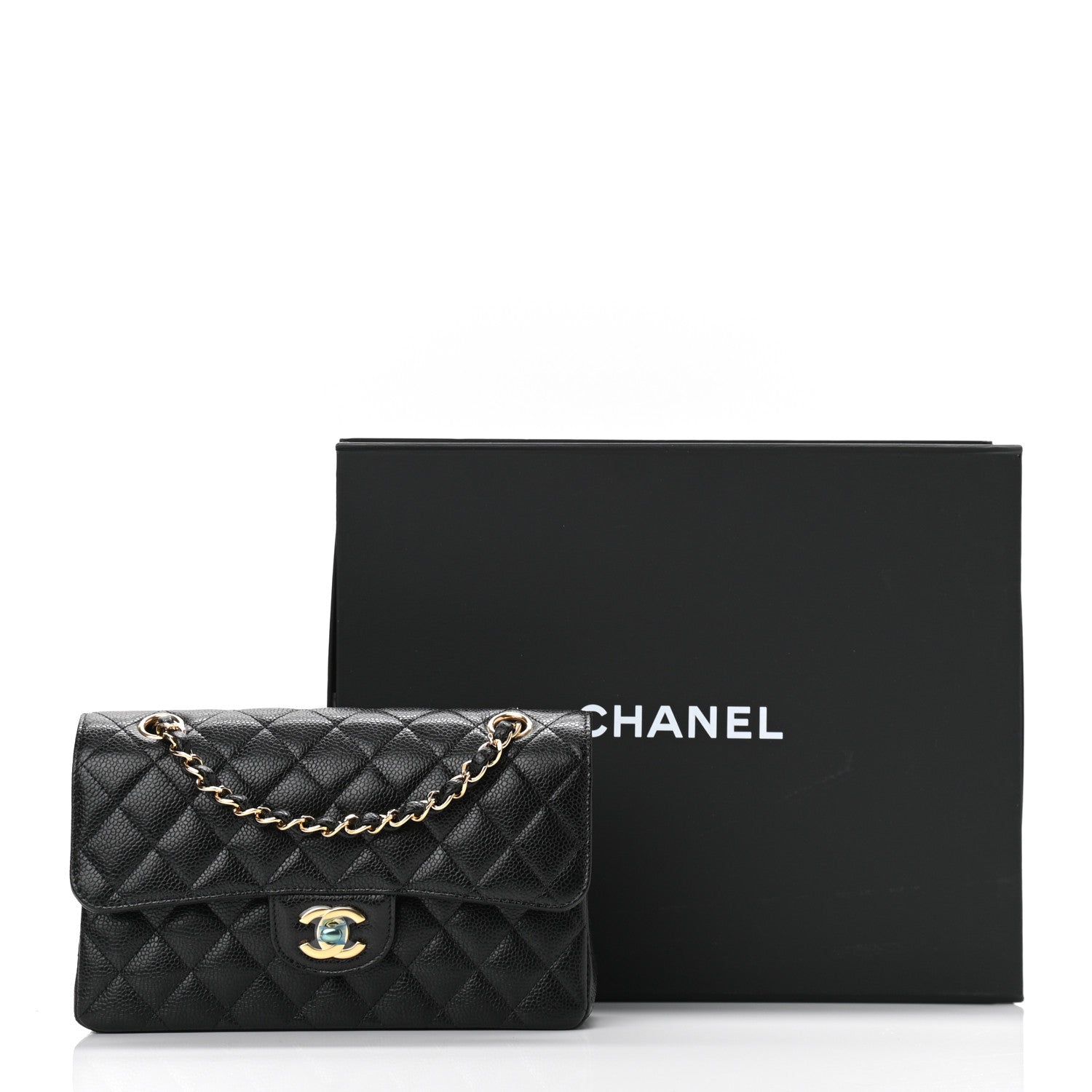 Chanel Caviar Quilted Small Double Flap Black 11 of 11