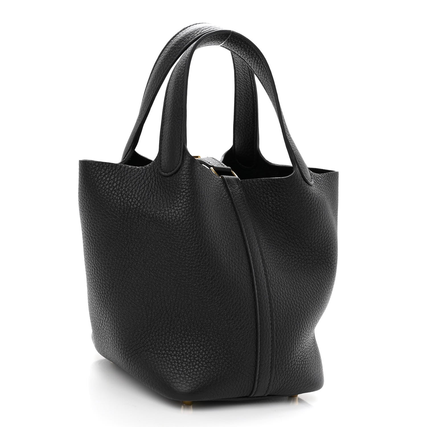 Hermes Taurillon Clemence Picotin Lock 18 PM Black 3 of 10
